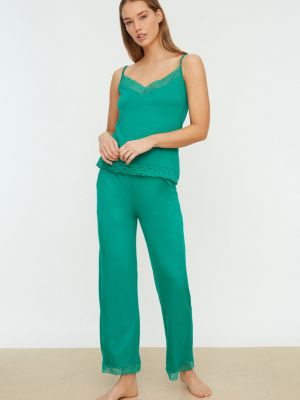 Pizsama Trendyol zöld