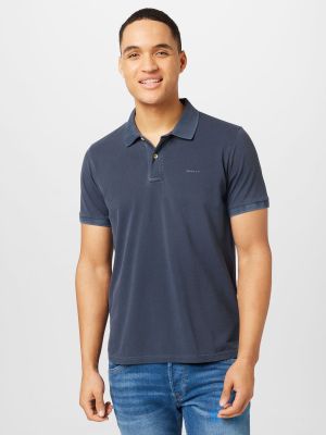 Polo marškinėliai Gant mėlyna
