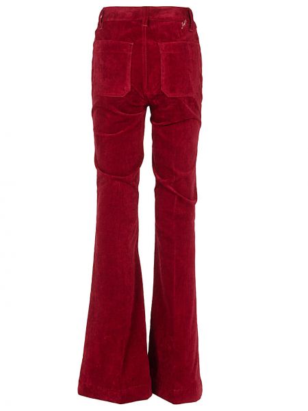 Pantaloni di velluto a coste in velluto baggy Seafarer rosso