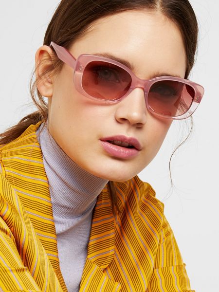 Okulary przeciwsłoneczne Kate Spade New York różowe