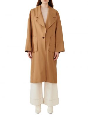 Шерстяное пальто Ginger & Smart коричневое