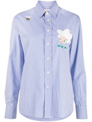 Βαμβακερό πουκάμισο με κέντημα Mira Mikati