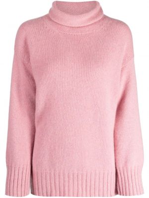 Кашмирен пуловер Pringle Of Scotland розово