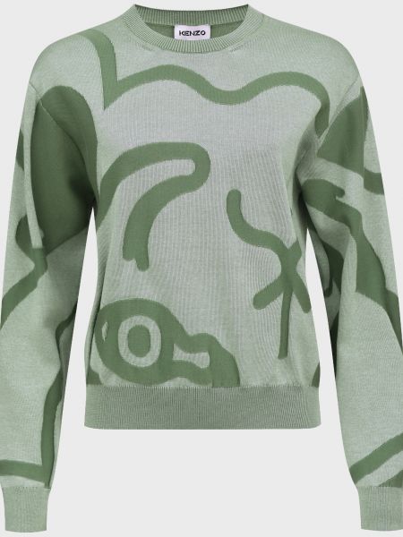 Зеленый свитер Kenzo