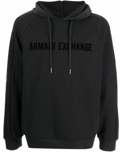 Sudadera con capucha Armani Exchange negro
