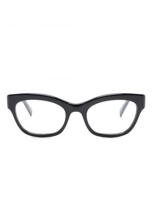 Briller med print Saint Laurent Eyewear sort