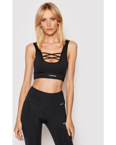 Biustonosz sportowy Cross String Bra C-CSSB Czarny Carpatree