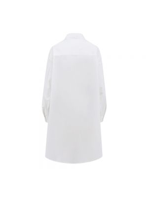 Asymmetrische hemd mit geknöpfter Mm6 Maison Margiela weiß