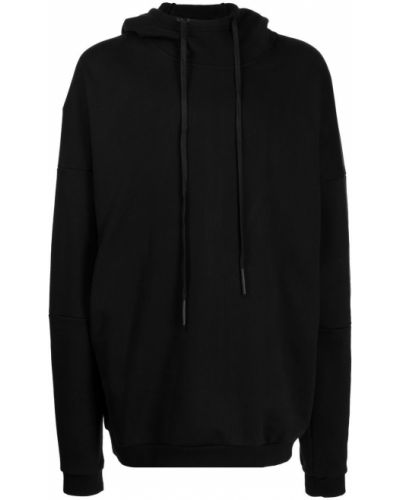 Fleece hoodie mit print Templa schwarz
