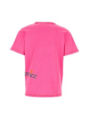 Camiseta de algodón Erl rosa