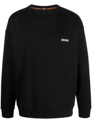 Sweatshirt aus baumwoll mit print Zegna schwarz