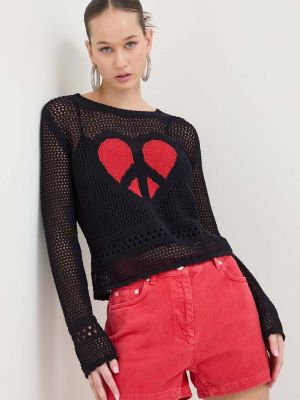 Pulover Moschino Jeans crna