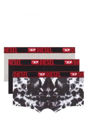 Bavlněné boxerky Diesel černé