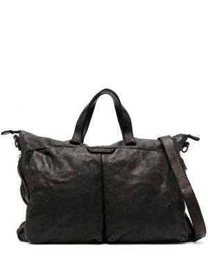Δερμάτινη τσάντα laptop Officine Creative μαύρο