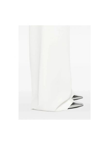 Pantalones elegantes Ermanno Scervino blanco