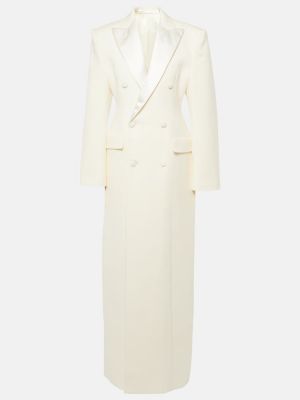Вълнено палто Wardrobe.nyc бяло