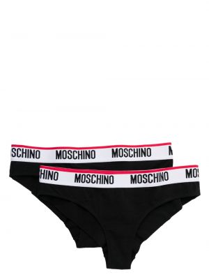 Pantalon culotte Moschino noir