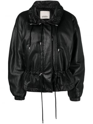 Lederjacke Isabel Marant schwarz