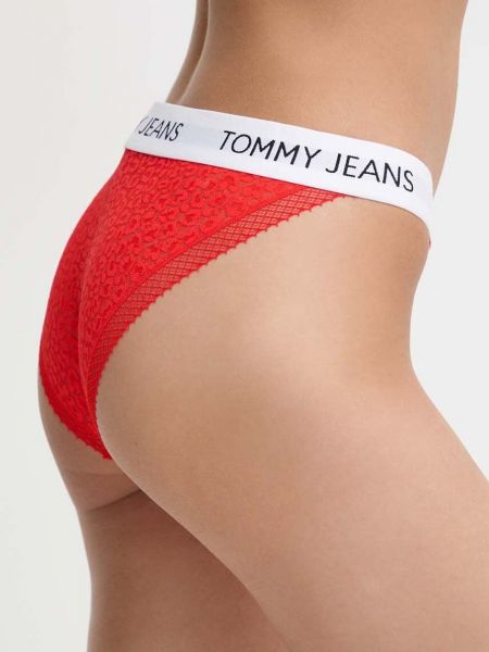 Slipy Tommy Jeans czerwone