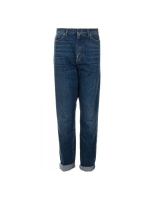 Retro jeans aus baumwoll Saint Laurent Vintage blau