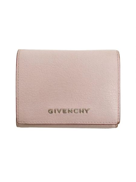 Portfel skórzany Givenchy Pre-owned różowy