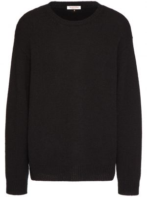 Kašmírový sveter Valentino Garavani čierna