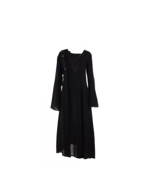 Czarna sukienka midi Yohji Yamamoto