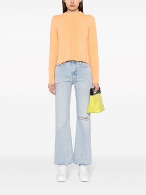 Platėjantys džinsai su įbrėžimais Calvin Klein Jeans
