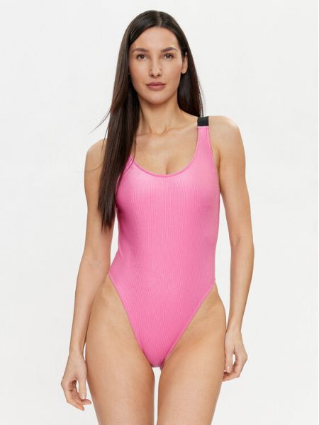 Egyrészes fürdőruha Calvin Klein Swimwear rózsaszín