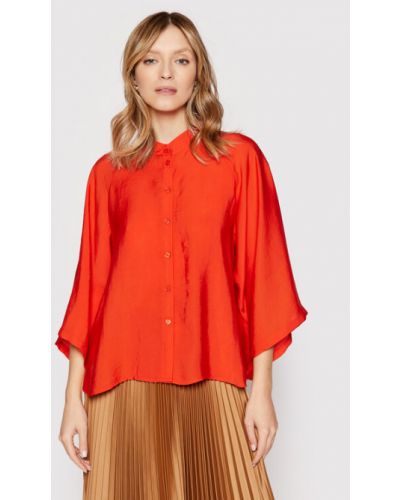 Gestuz Košile Luellagz 10905975 Červená Loose Fit
