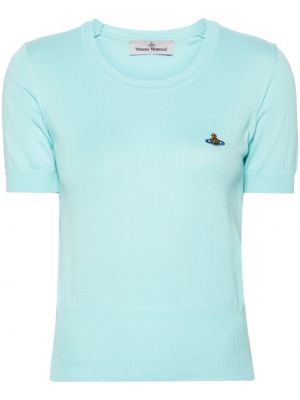 T-shirt en tricot Vivienne Westwood bleu