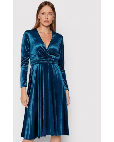 Priliehavé šaty Nissa modrá