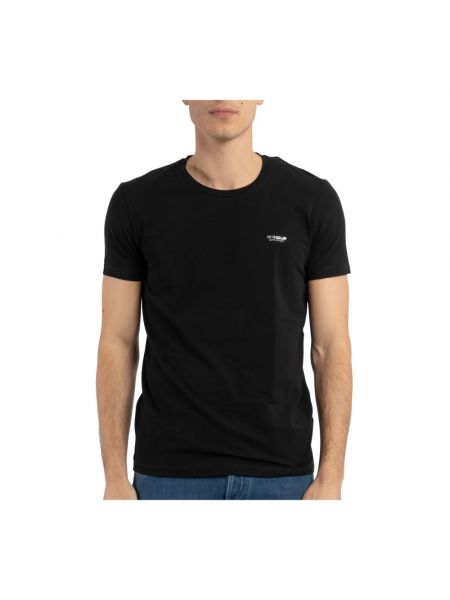 Slim fit t-shirt mit print mit rundem ausschnitt Dondup schwarz