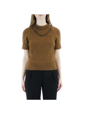 Sweter N°21 brązowy