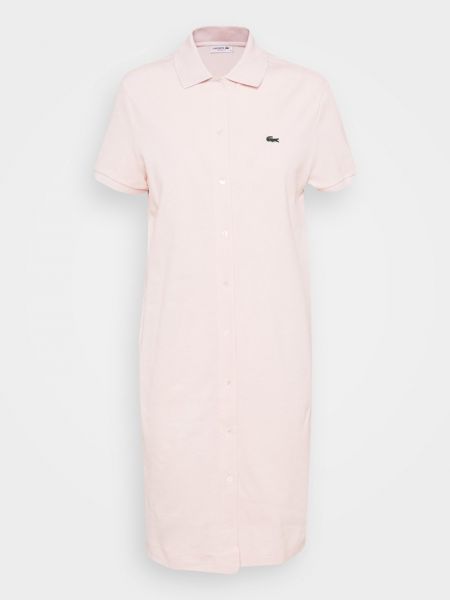 Sukienka koszulowa Lacoste różowa