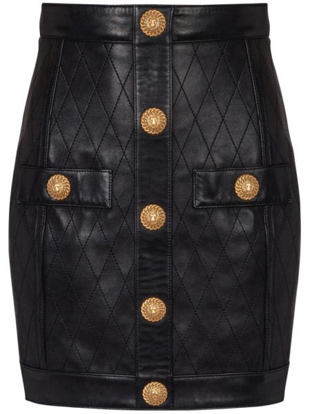 Jupe en cuir Balmain