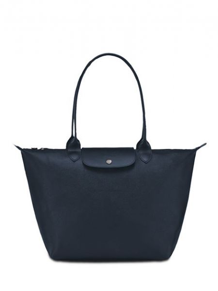 Большая сумка Longchamp синяя