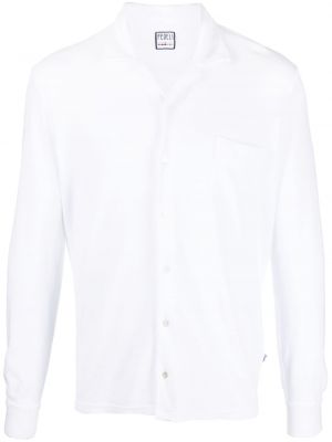 Памучна риза Fedeli бяло