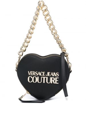 Crossbody torbica z vzorcem srca Versace Jeans Couture