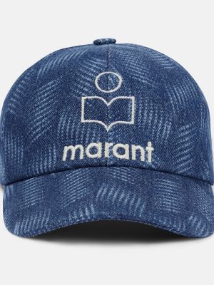 Cappello con visiera Isabel Marant blu
