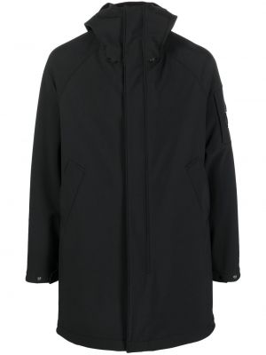 Βαμβακερό παλτό C.p. Company μαύρο