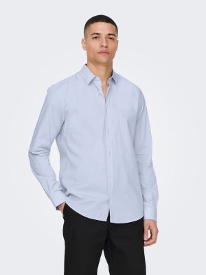 Camisa slim fit Only & Sons blanco