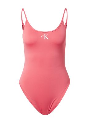 Viendaļīgs peldkostīms Calvin Klein Swimwear rozā