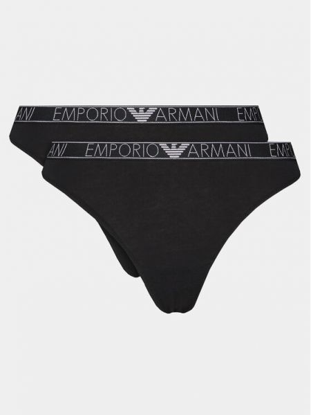 Стринги Emporio Armani Underwear черные