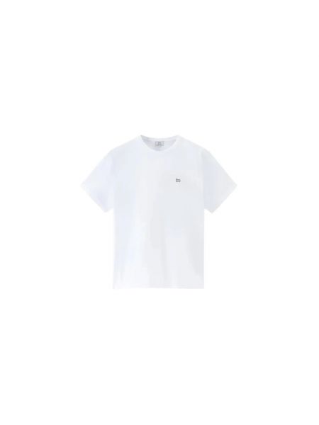 T-shirt Woolrich weiß