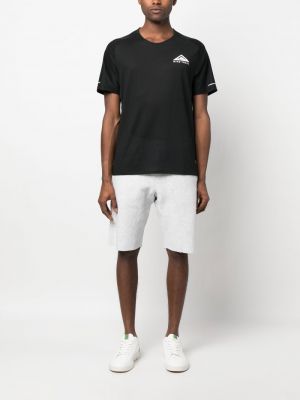 Raštuotas marškinėliai Nike juoda