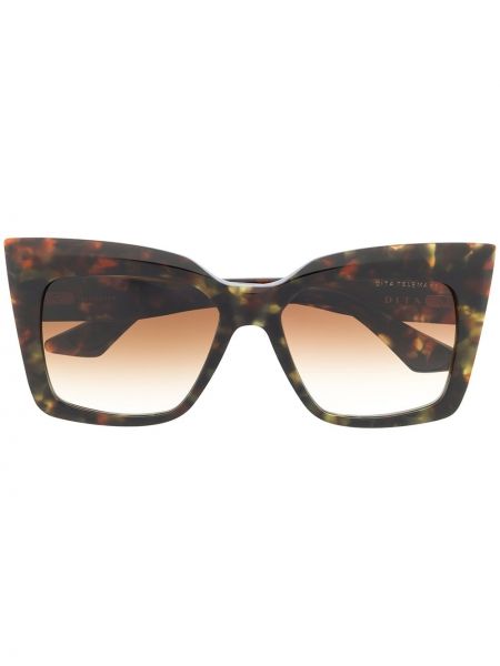 Oversized slnečné okuliare Dita Eyewear hnedá