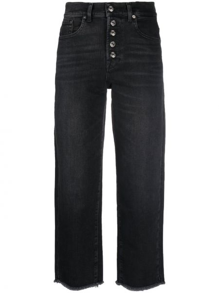 Høy midje jeans 7/8 7 For All Mankind svart