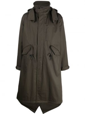 Huva parkas Yohji Yamamoto grön