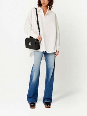 Chemise avec manches longues oversize Ami Paris blanc